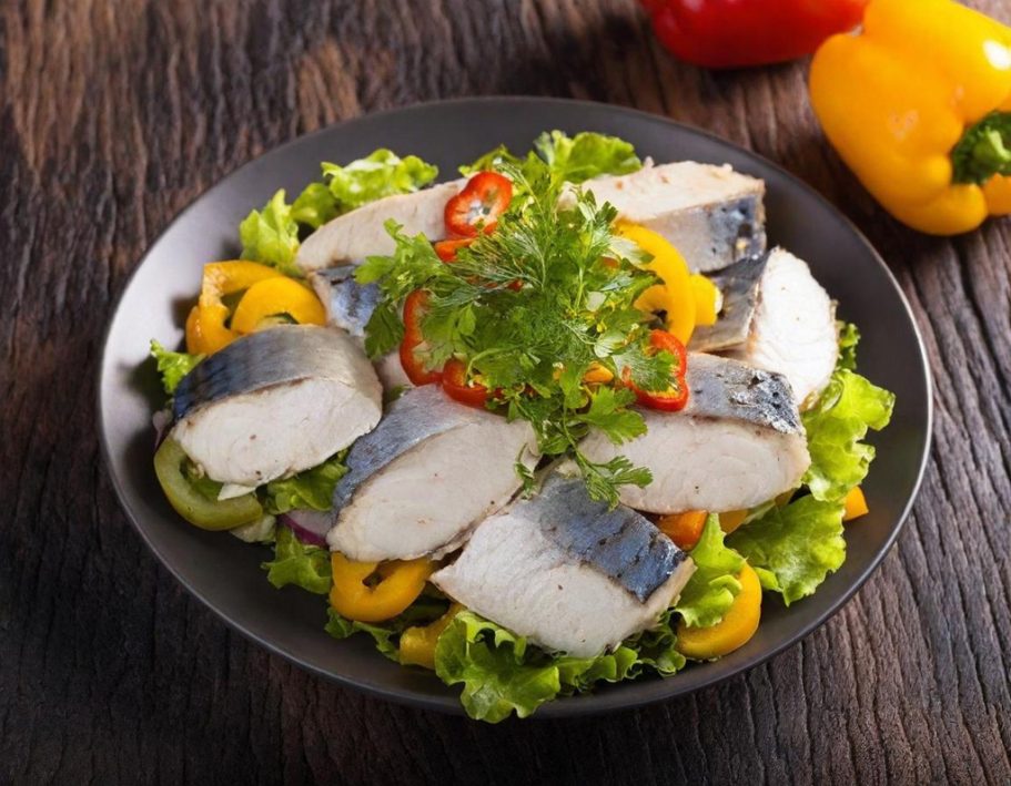 Pfeffermakrelen Salat Pfeffermakrelen Salat