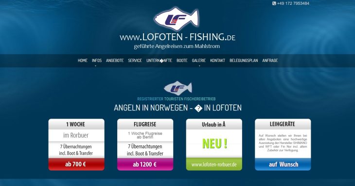 ANGELN IN NORWEGEN ANGELN IN NORWEGEN - � IN LOFOTEN